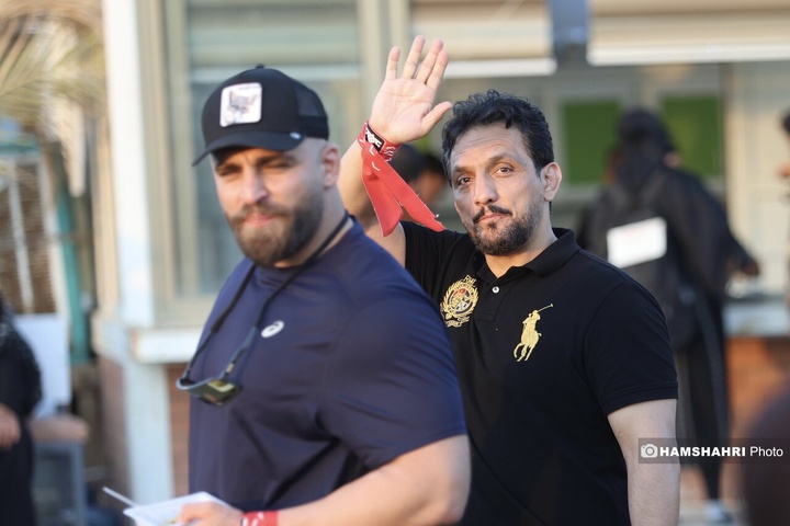 حضور ورزشکاران و قهرمانان ملی در پیاده روی اربعین حسینی