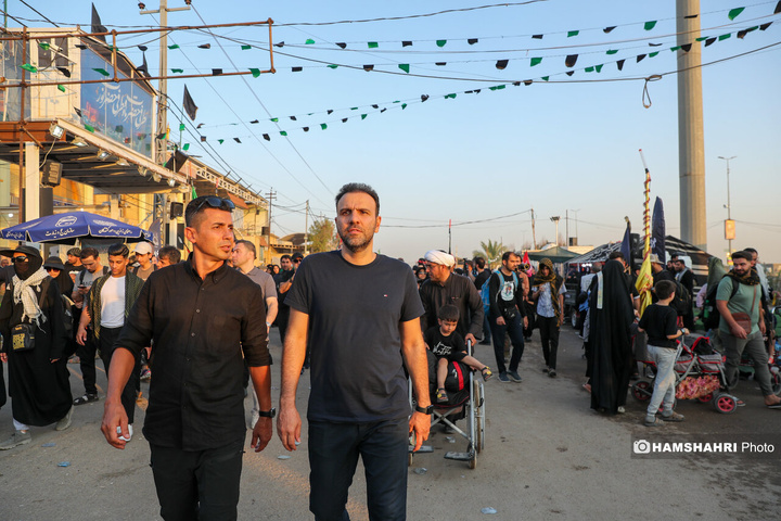حضور ورزشکاران و قهرمانان ملی در پیاده روی اربعین حسینی