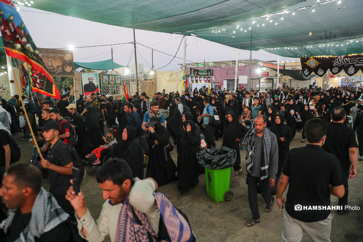 حضور ورزشکاران و قهرمانان ملی در پیاده روی اربعین حسینی