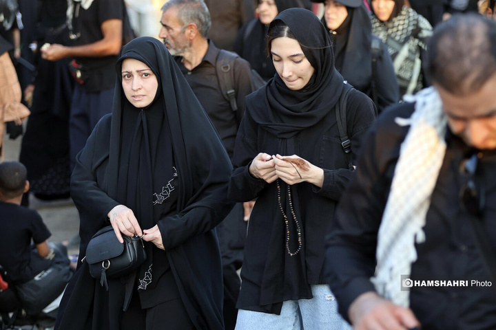 حضور ورزشکاران و قهرمانان ملی در پیاده روی اربعین حسینی