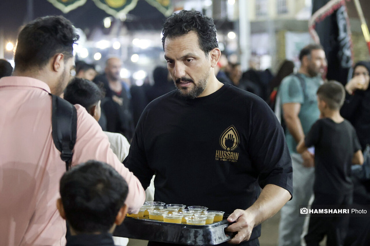 حضور ورزشکاران و قهرمانان ملی در پیاده روی اربعین حسینی