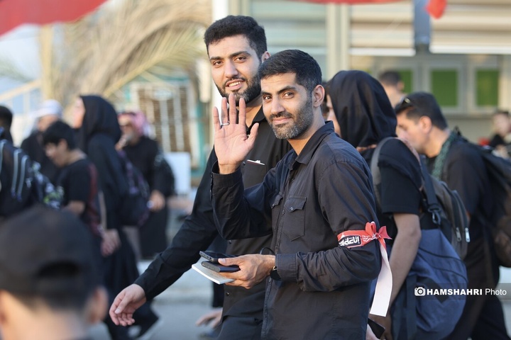 حضور ورزشکاران و قهرمانان ملی در پیاده روی اربعین حسینی