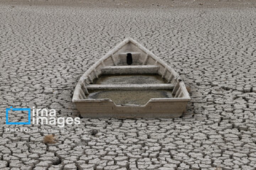 «دریاچه پری» در آستانه خشکی کامل