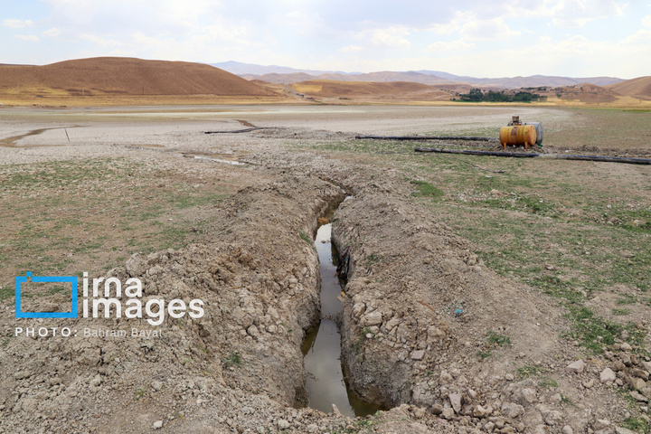 «دریاچه پری» در آستانه خشکی کامل