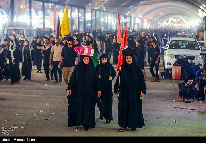 پیاده روی شبانه در مسیر نجف به کربلا