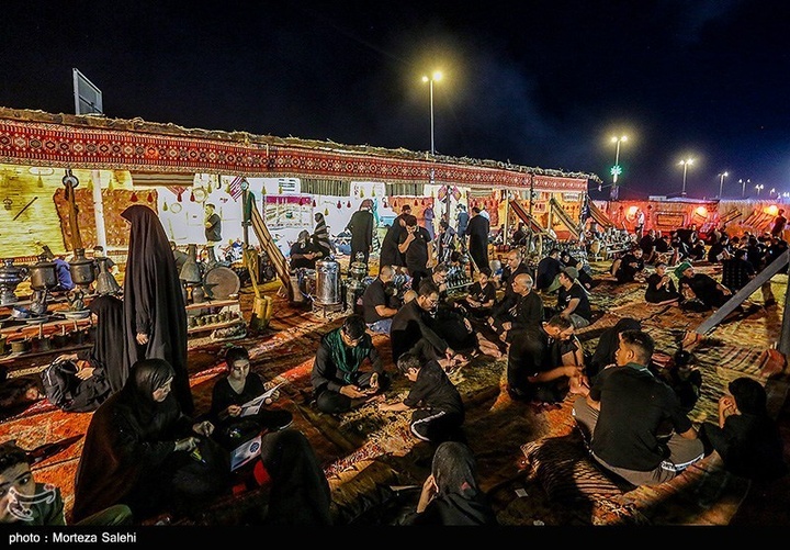پیاده روی شبانه در مسیر نجف به کربلا
