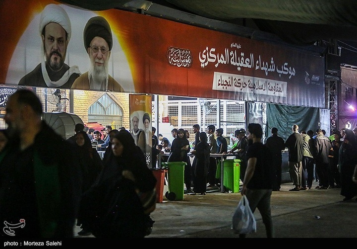 پیاده روی شبانه در مسیر نجف به کربلا