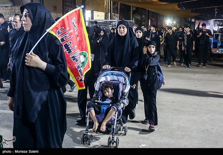 پیاده روی شبانه در مسیر نجف به کربلا