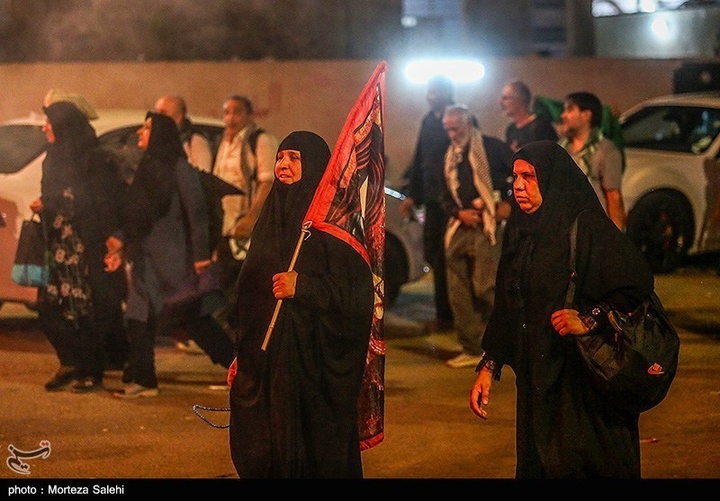 پیاده روی شبانه در مسیر نجف به کربلا