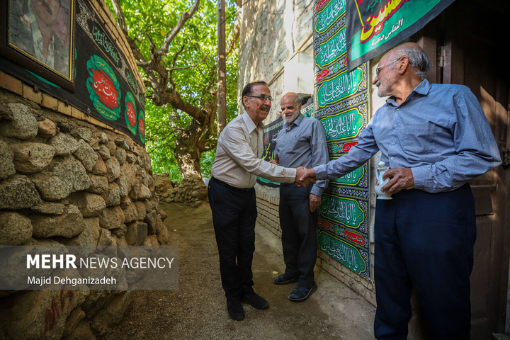روضه‌خوانی سنتی در روستای منشاد مهریز