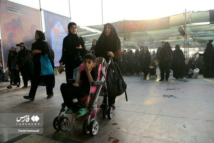 بازگشت زائران اربعین از مرز شلمچه
