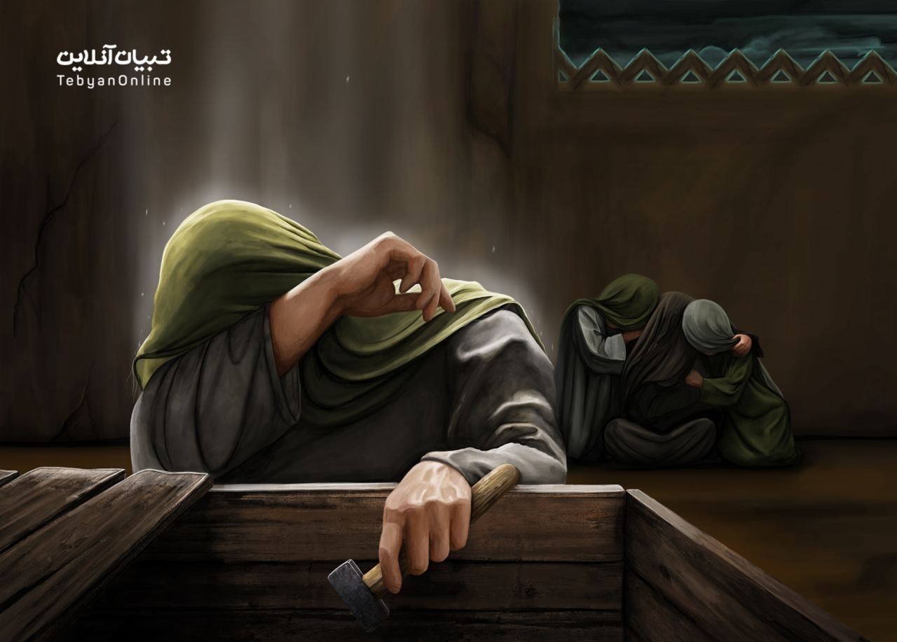 صدای تخته و میخ از بیت علی به گوش می‌رسد