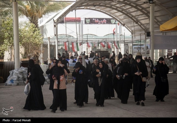 بازگشت زائران اربعین حسینی از مرز خسروی