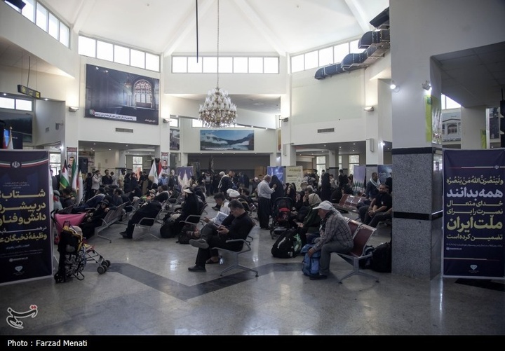 بازگشت زائران اربعین حسینی از مرز خسروی