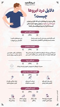 دلایل درد ابروها چیست؟