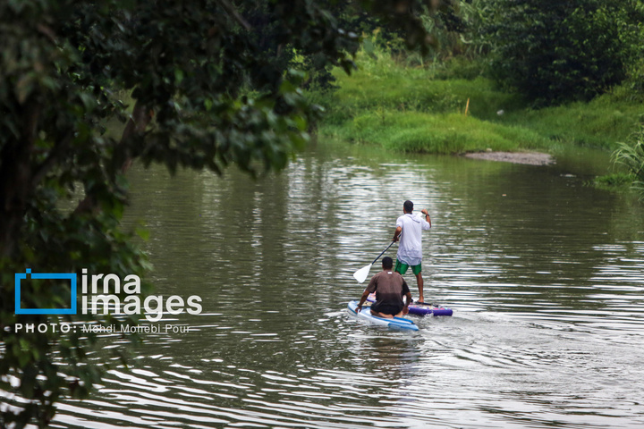 آب‌تنی در روزهای داغ تابستان