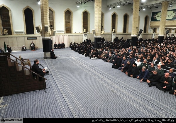 حضور و سخنرانی در مراسم عزاداری شهادت امام رضا علیه‌السلام