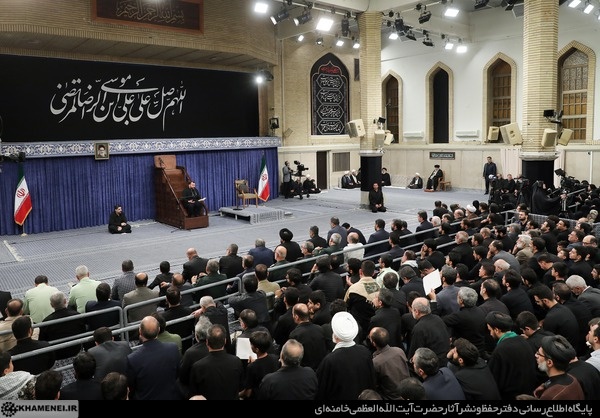 حضور و سخنرانی در مراسم عزاداری شهادت امام رضا علیه‌السلام