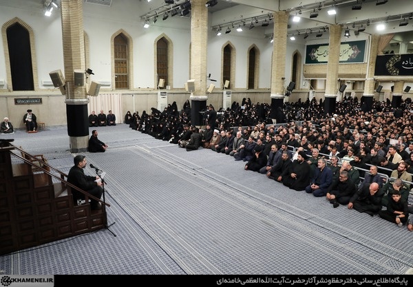 حضور و سخنرانی در مراسم عزاداری شهادت امام رضا علیه‌السلام