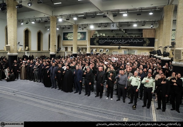 حضور و سخنرانی در مراسم عزاداری شهادت امام رضا علیه‌السلام