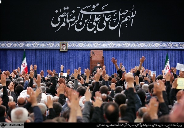 حضور و سخنرانی در مراسم عزاداری شهادت امام رضا علیه‌السلام