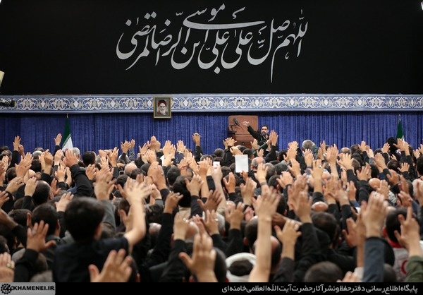 حضور و سخنرانی در مراسم عزاداری شهادت امام رضا علیه‌السلام