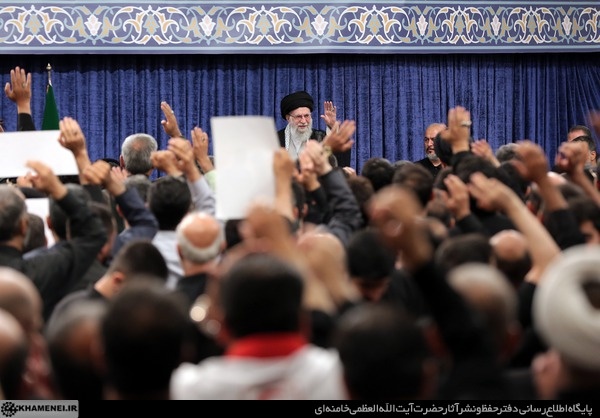 حضور و سخنرانی در مراسم عزاداری شهادت امام رضا علیه‌السلام