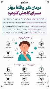 درمان های واقعا موثر برای کاهش گلودرد