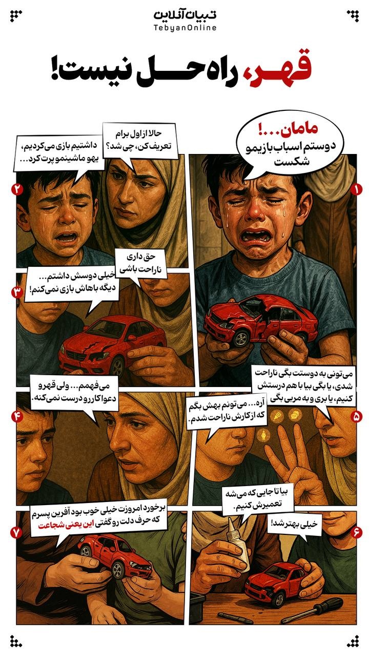 قهر، راه حل نیست!