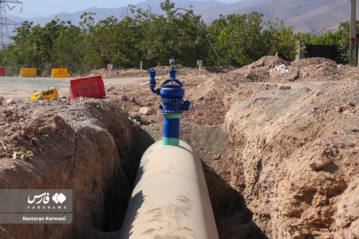 عملیات انتقال آب سد طالقان به تهران