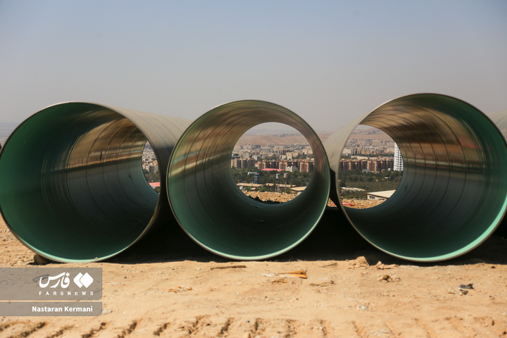 عملیات انتقال آب سد طالقان به تهران