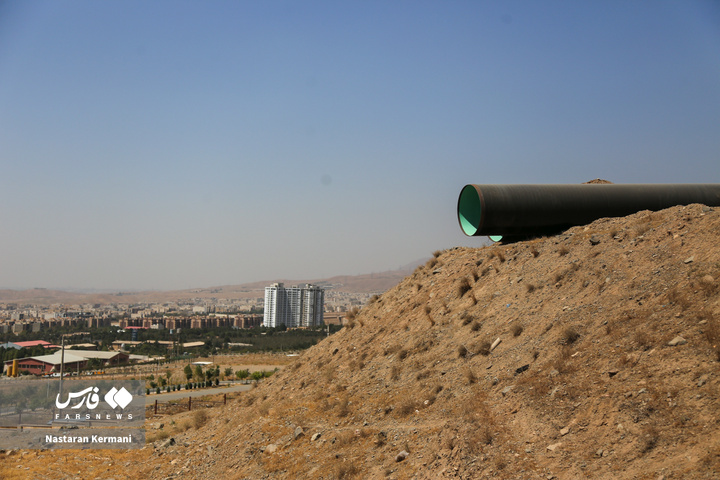 عملیات انتقال آب سد طالقان به تهران