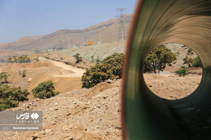 عملیات انتقال آب سد طالقان به تهران