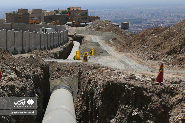 عملیات انتقال آب سد طالقان به تهران