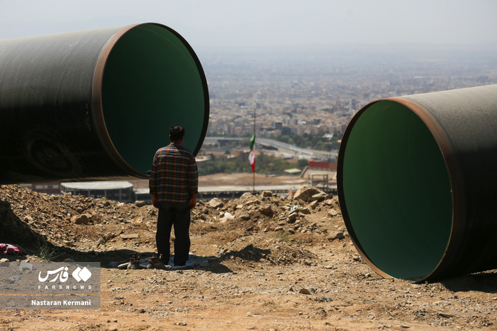 عملیات انتقال آب سد طالقان به تهران