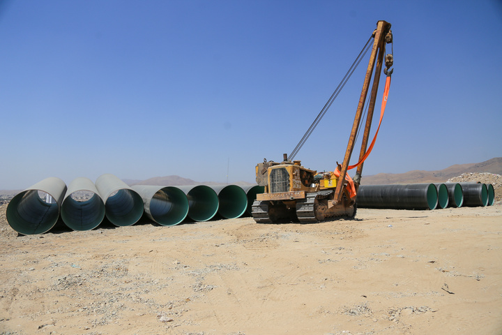 عملیات انتقال آب سد طالقان به تهران