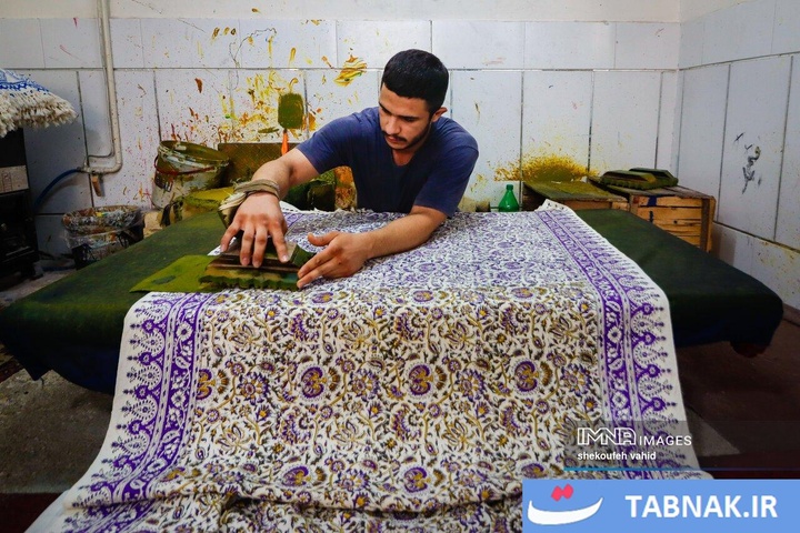 هنر چاپ سفره قلمکار