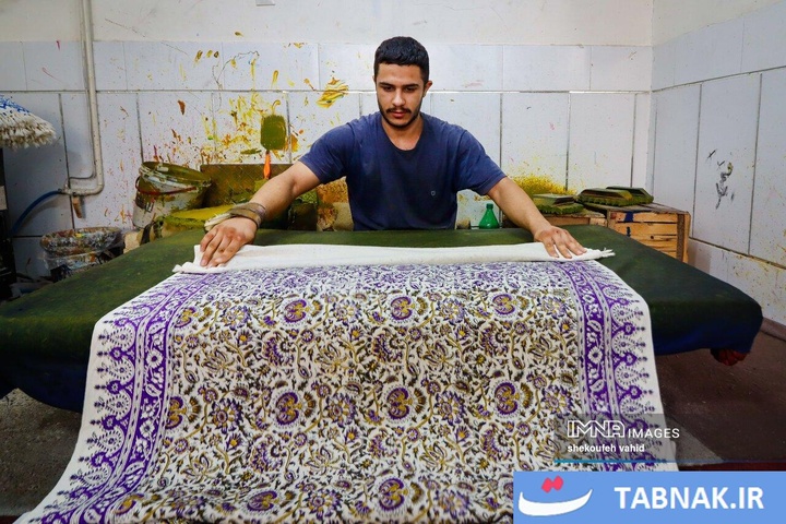 هنر چاپ سفره قلمکار