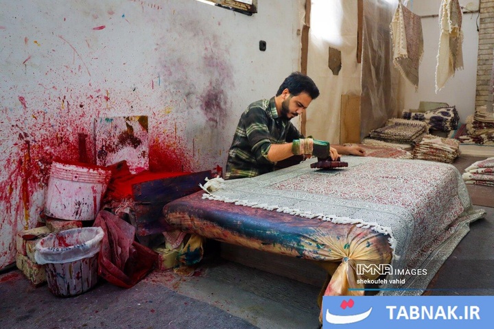 هنر چاپ سفره قلمکار