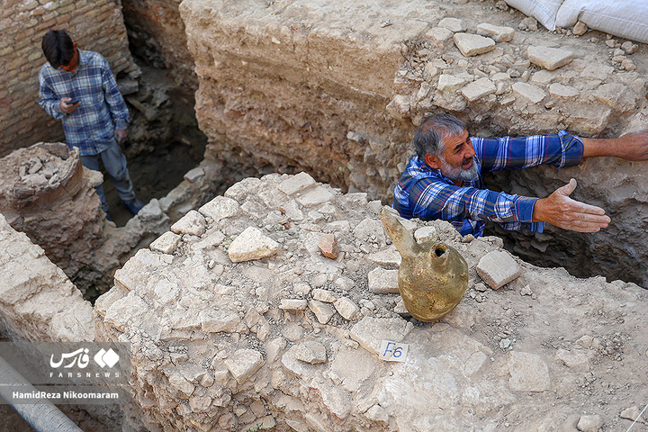 کشف اشیای تاریخی در اصفهان