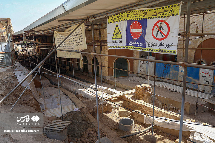 کشف اشیای تاریخی در اصفهان