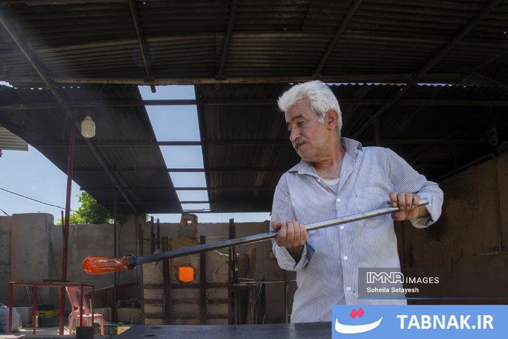 شیشه گری سنتی میمند