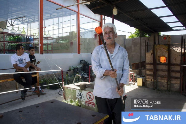 شیشه گری سنتی میمند