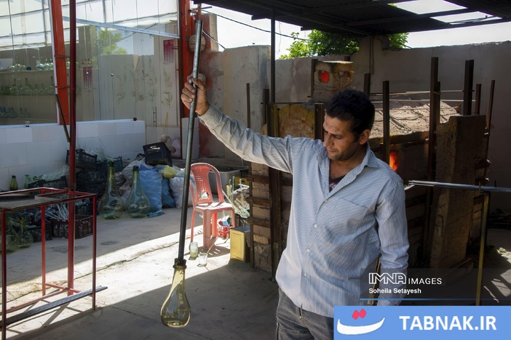 شیشه گری سنتی میمند