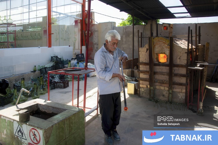 شیشه گری سنتی میمند