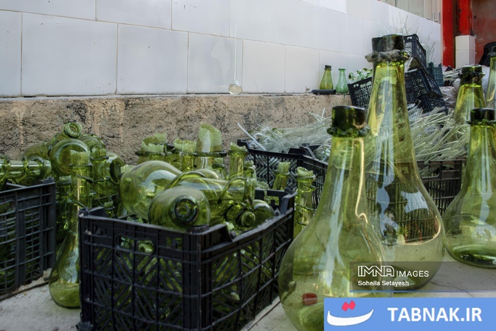 شیشه گری سنتی میمند