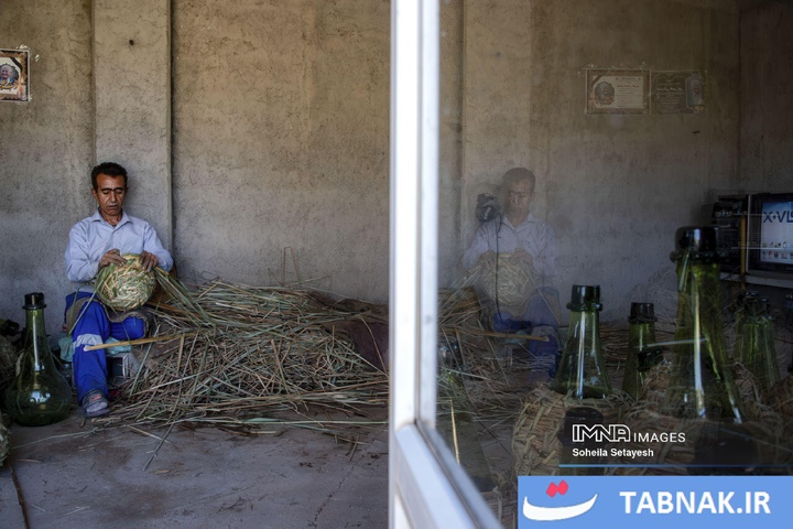 شیشه گری سنتی میمند