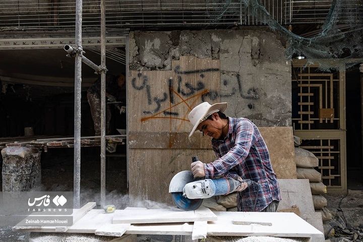 بازسازی خانه‌های آسیب‌دیده در جنگ ۱۲روزه