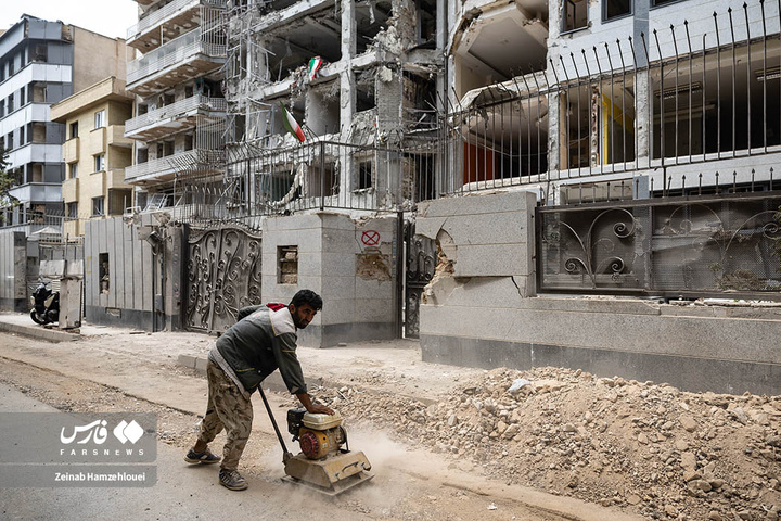 بازسازی خانه‌های آسیب‌دیده در جنگ ۱۲روزه
