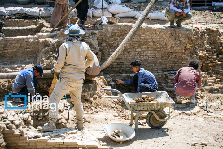 کاوش در محوطه تاریخی «کمرزرین» اصفهان